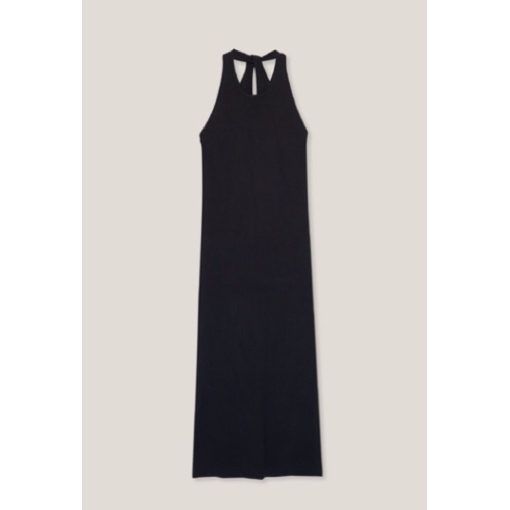 MODERN CITIZEN 'Ally' Racerback Midi Dress in Black - Picture 4 of 8